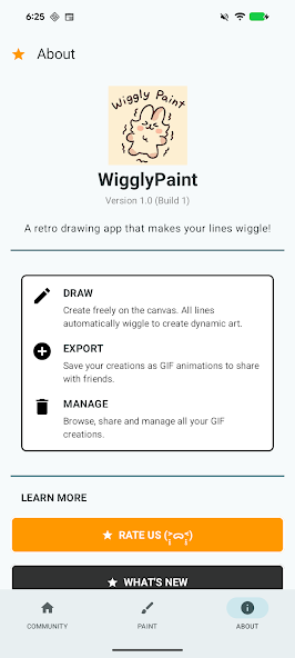 JigglyPaint Android colors